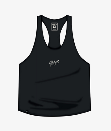 Musculosa Racerback Negro Glifo's - Movimiento sin Límites