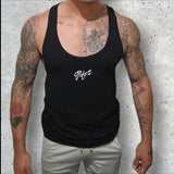Musculosa Racerback Negro Glifo's - Movimiento sin Límites