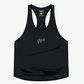 Musculosa Racerback Negro Glifo - Movimiento sin Límites