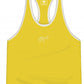 Musculosa Racerback Amarillo Glifo's - Movimiento sin Límites